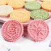 8Pcs 3D Christmas Cookie Cutter Plastic Dough Stamps Pressable Cookie Molds DIY Candy Baking Pastry Decor Kitchen Gadgets