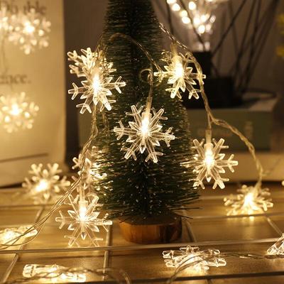 NuFeng 20M 200 LED Snowflake String Lights