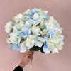 Hydrangea Flowers Silk Realistic Bouquet For Wedding Decor Photo Props Gift