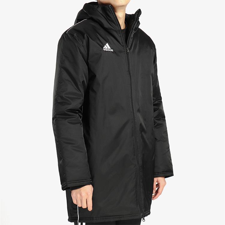 Adidas Logo Windproof Cotton Jacket Men Outerwear Black CE9057