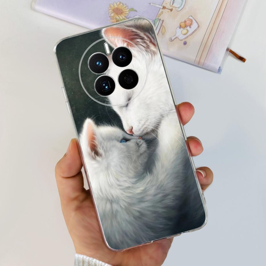 For Huawei Mate 50 Pro Case Stylish Butterfly Flowers Soft Slim Fundas Phone Case For Huawei Mate 50 Mate50 Pro Back Cover Coque