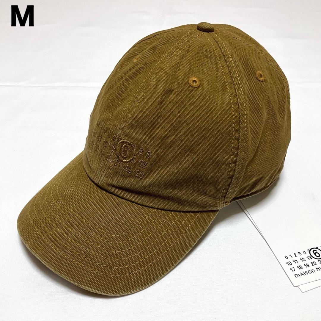 

[USED] M 25ss MM6 Maison Margiela Logo Cap Brown 18341