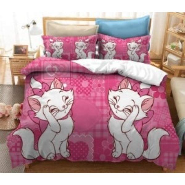 Pościel Koty Seria Rozmiar Trzyczęściowy Poszewka na Kołdrę