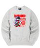 TRIPSHION Ski Player Bear Graphic Crewneck - White