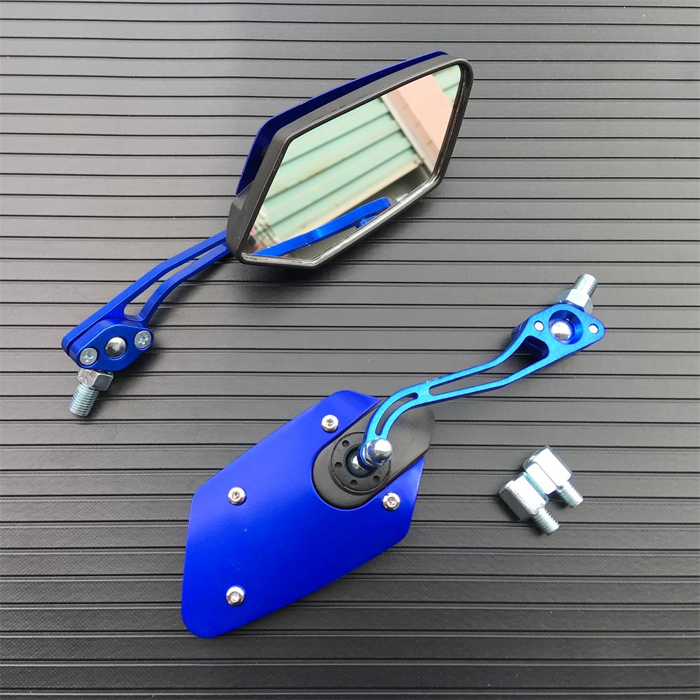 Aluminum Universal 8mm 10mm Motorcycle Handlebar Rear View Mirrors Anti-glare Mirror for Honda Yamaha Suzuki Scooter