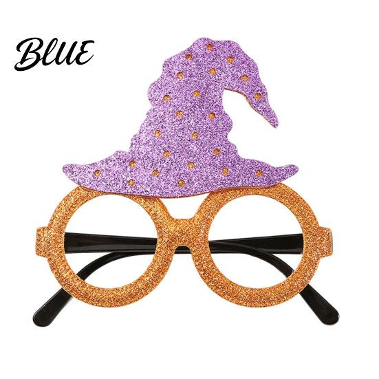 Durable Lightweight Festive Kids Adults Pumpkin Funny Glasses Frames Halloween Eyewear for Spooky Party Cute Ghost Eyeglass Photo Booth