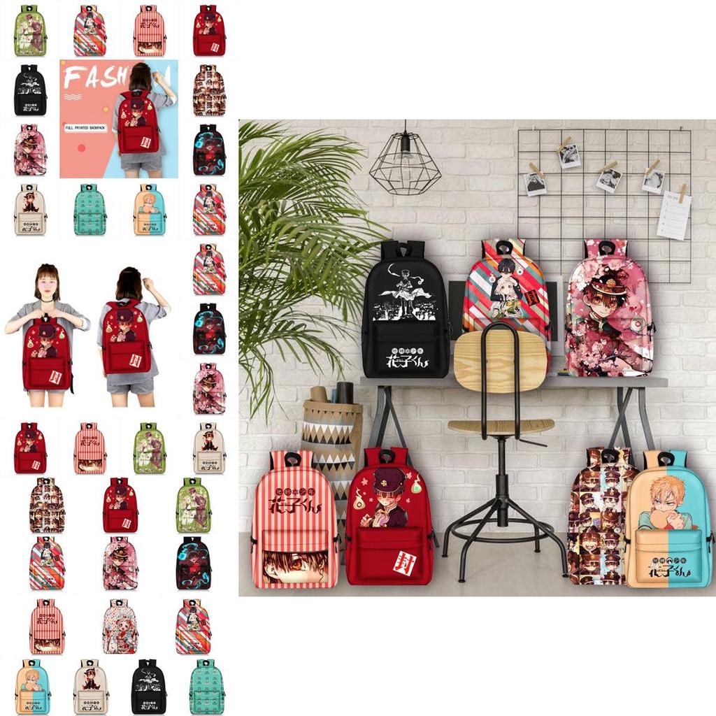 Spacious And Trendy Anime Toilet-bound Hanako-kun Backpack For Students And Adults
