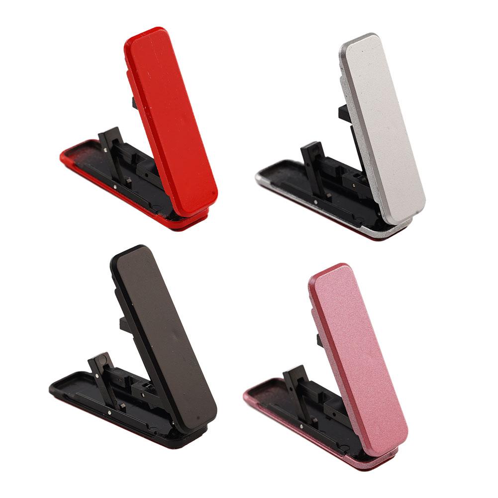 Mini Plastic Folding Phone Holder Desktop Ultra Thin Paste Integrated Carrying Mobile Phone Holder Phone Kickstand Bracket