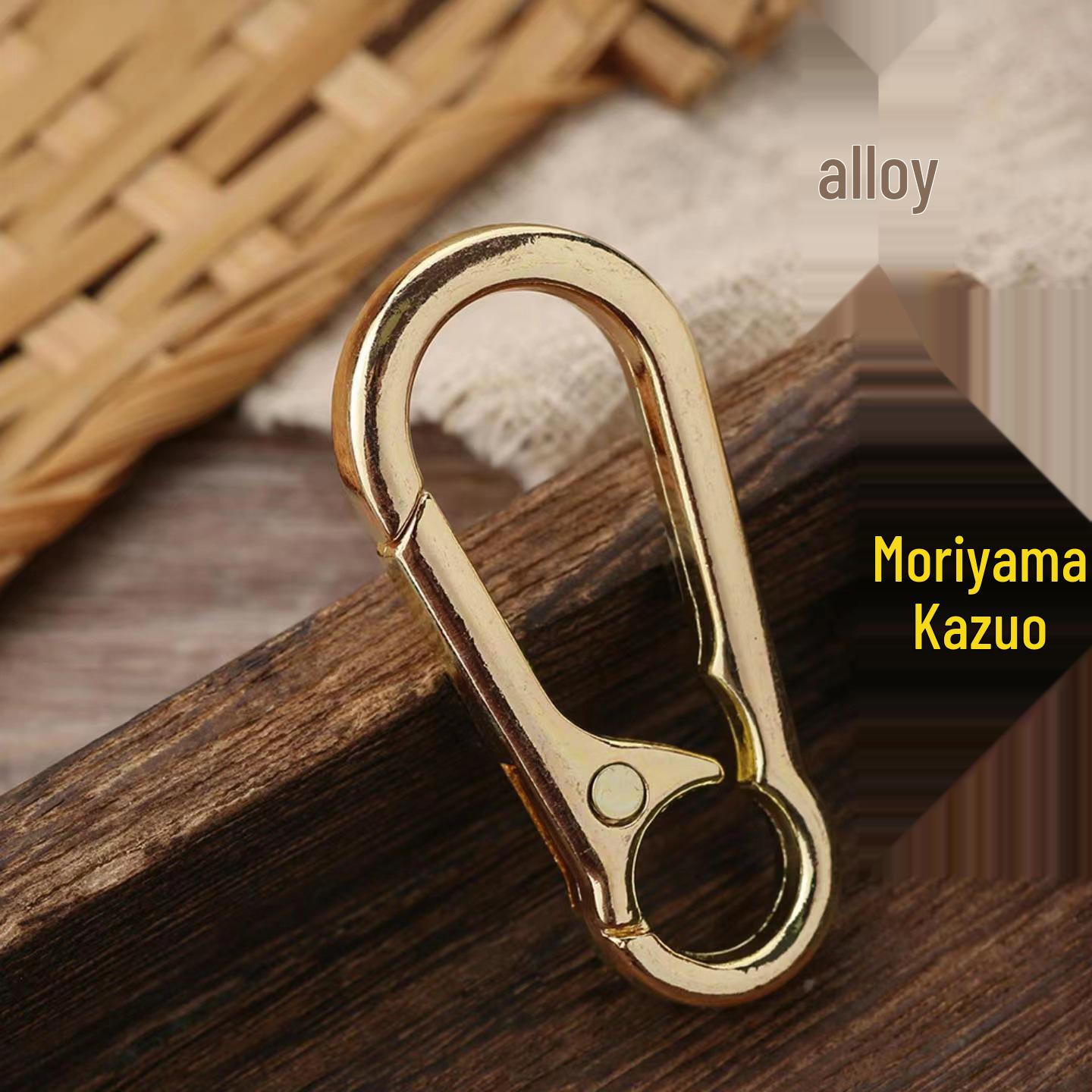 Alloy Carabiner Keychain Ornament - Creative Pendant Accessory