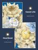 Moonlit Romantic Flower Series: DIY Building Block Bouquet & Wall Ornament