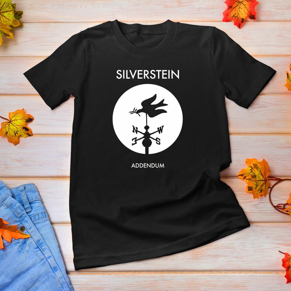 Silverstein Band Addendum Album Cotton Black S-5XL T Shirt Unisex EN682 Unisex T-Shirt S