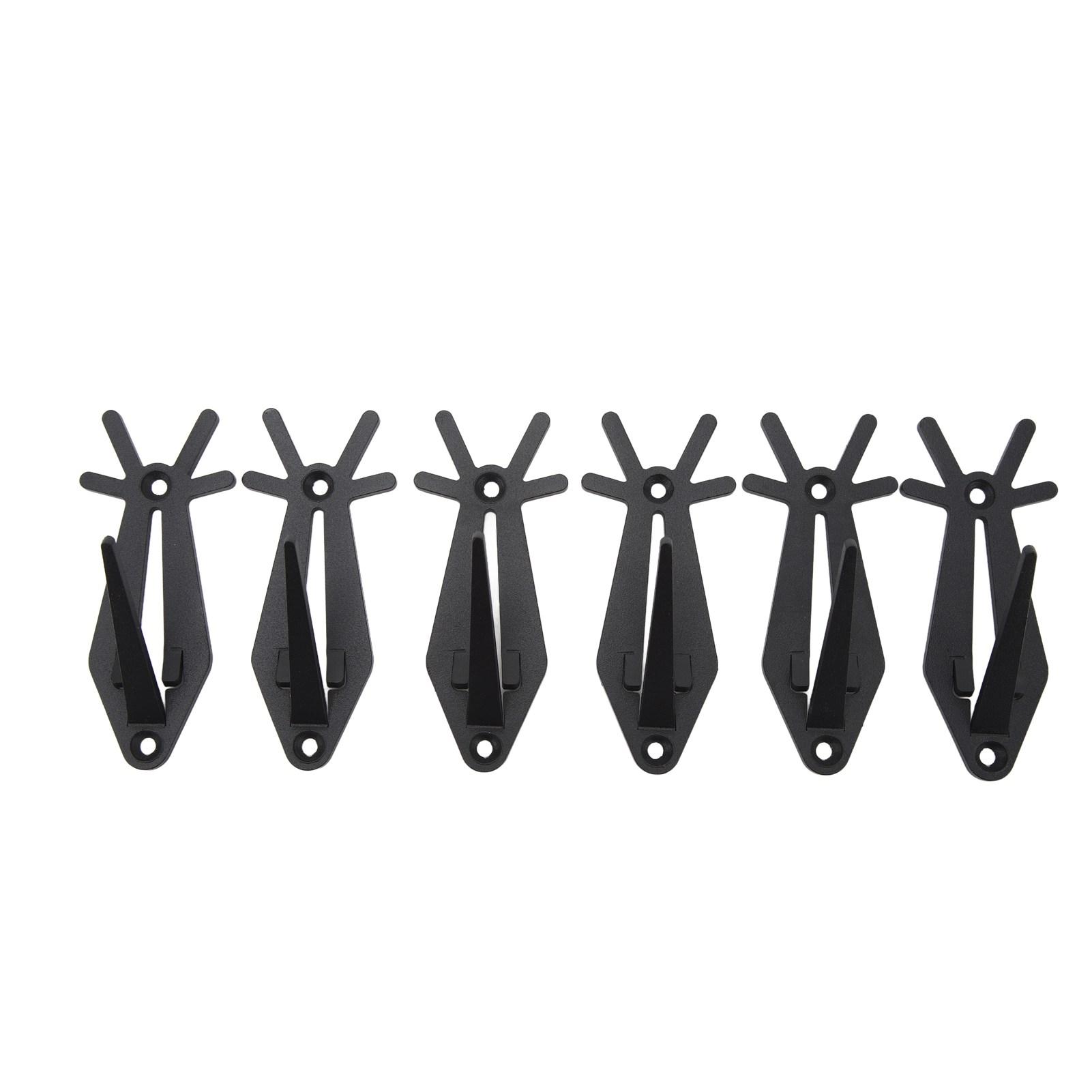 

6pcs European Mount Skull Hanger Antler Style Skull Wall Mount Bracket Hangers Deer Hanger with Simple Easy
