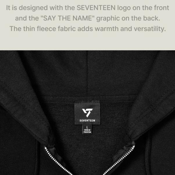 Seventeen Felpa con zip NEW_ ENCORE World Tour
