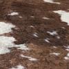 Rug Brown & White 120x170 cm Cow Pattern Washable