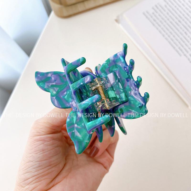 Handcrafted Acetate Material Butterfly Hair Clip For Stylish Updos And Casual Looks