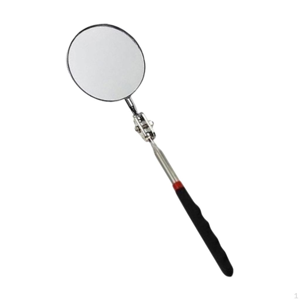Degree Rotating Telescopic Inspection Mirror for Vehicles, Portable Extendable Flexible Stainless