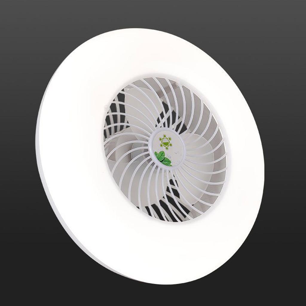 E27 LED Ceiling Fan Lamp 1-Gear Speed Cooling Fan Light with Remote Control Electric Cooler Adjustable Color Temperature