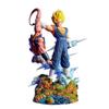 New Z Collectible Action Figure - 33cm Majin Buu Vs Vegetto PVC Model Toy Statue Cartoon Character Support GK