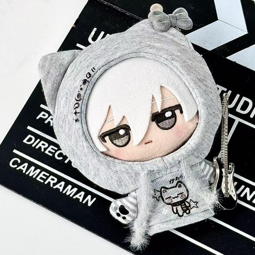 

Hoodie 10cm Cotton Doll s Clothes Toy Accessories Plush Doll s Clothes Kids Girls Toys сірий