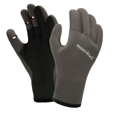Climaprene Fishing Gloves Unisex Gray [Montbell] #1126203 (M)