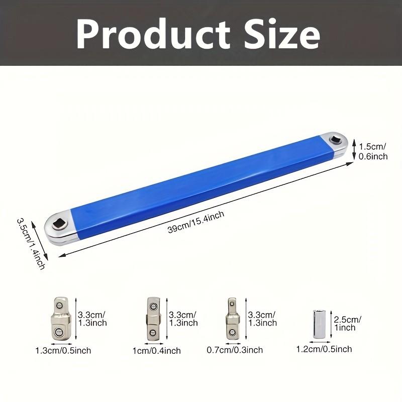 

2-in-1 Ratchet Wrench Set – Quick-Release, Flex Head & Extension Bar for Auto Repair