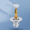 Universal Sink Sink   Plug Press Type Bathroom Sink  Spring Core Accessories