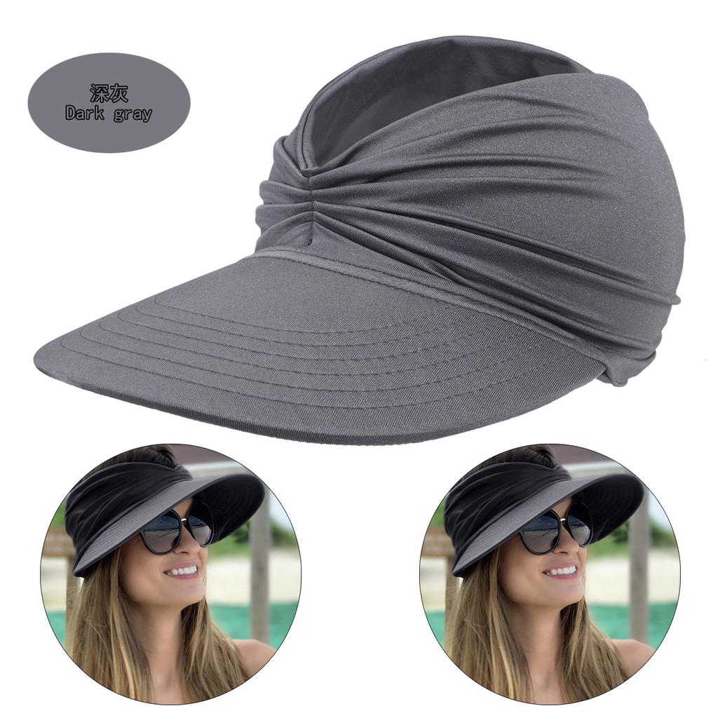 Beach Sun Hat Women Spring and Summer New Empty Top Hat Sun Protection Hat Women Outdoor Sports Hat