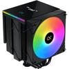 Ventirad CPU - XIGMATEK AK6 Dual Digital - AMD AM5/AM4 - Ventilateur 2x 120 Mm ARGB - Noir