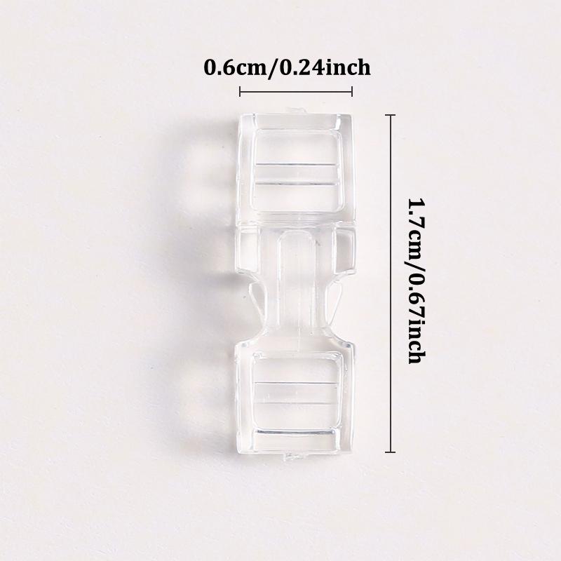 

10pcs Nail Art Tool Traceless Buckle Mini Plastic Nail Art Invisible Buckle For DIY Nails Art Decorations