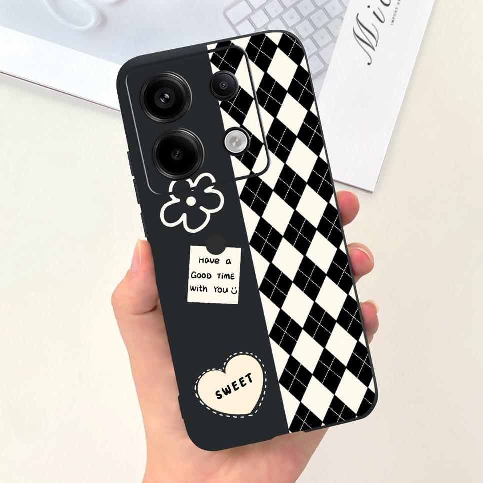 For Xiaomi Poco X6 Pro 5G Poco M6 Pro 4G Phone Case Luxury Candy Silicone Cute Animals Soft Back Cover For PocoX6 PocoM6 5G Capa