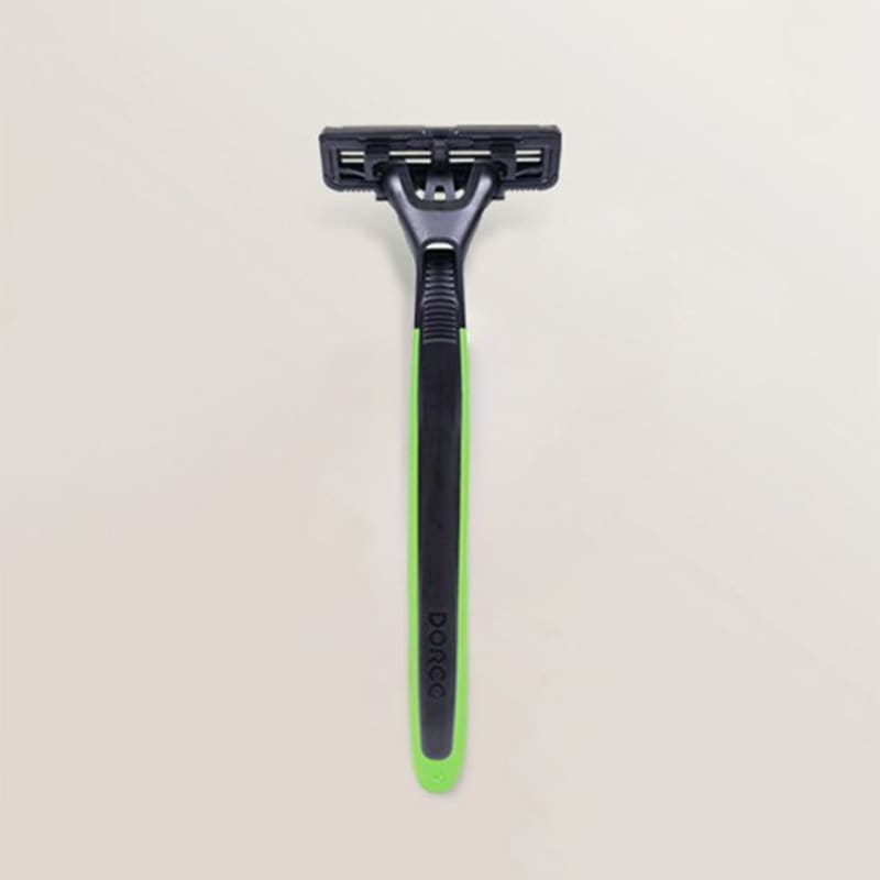 Dorco Twin Plus Green Portable Razor (10 Pieces)