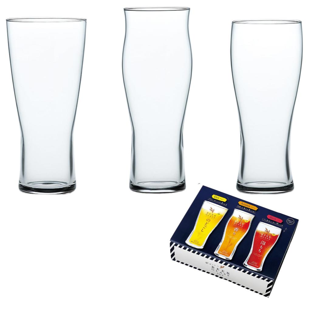 Toyo Sasaki Glass Beer Glass Made In Dishwasher Beer Glass Gift Set Set, Japan, Safe, Glasses, Cups, Glasses, Cups, Gift, Present, (G071-T277)