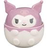 Sanrio 3D Bowl with 13 X Character "Round Kuromi" Lid, Approx. 400ml, Approx. 13cm, Tableware, Purple, San4556-4