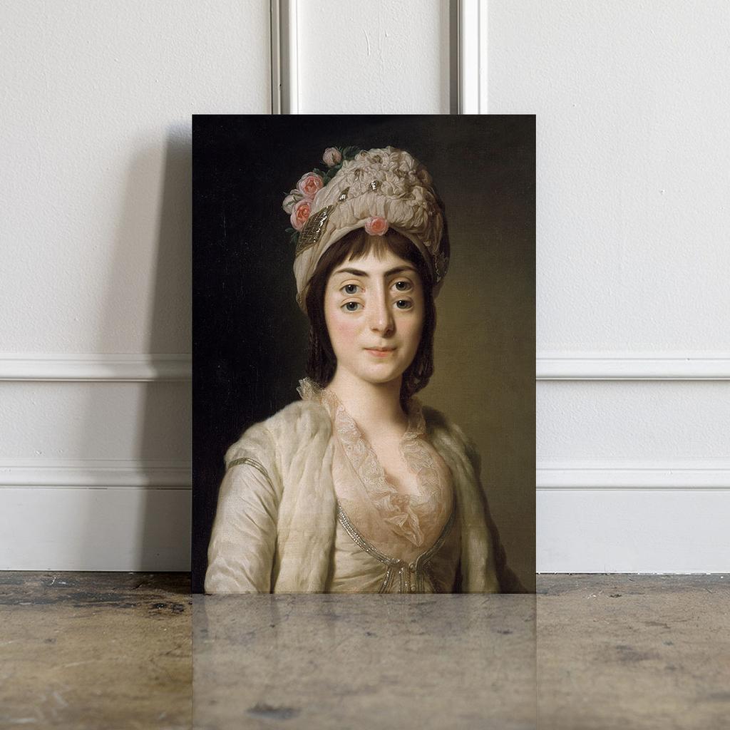 Canvas Painting Hindi Eyes Pop Art