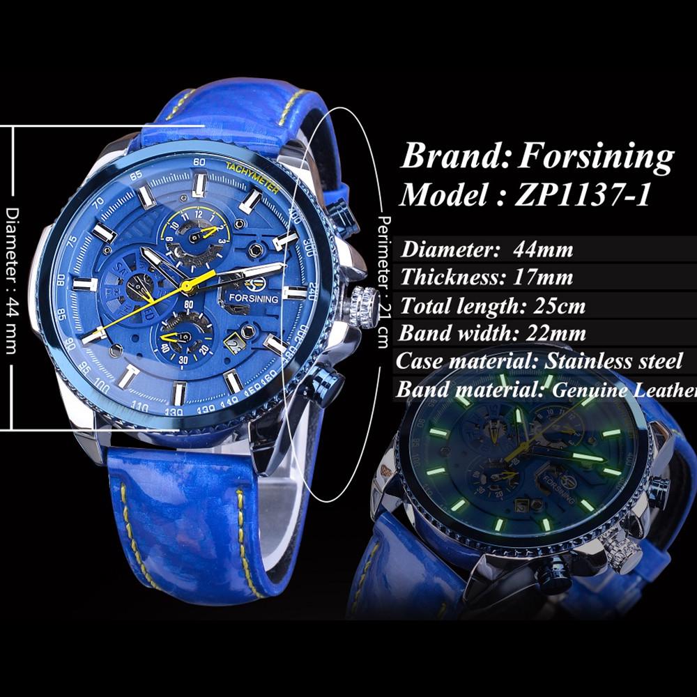 Orologio meccanico automatico da uomo Data analogica Giorno Orologio con  cinturino in pelle polacca acquista in modo economico — spedizione  gratuita, recensioni reali con foto — Joom