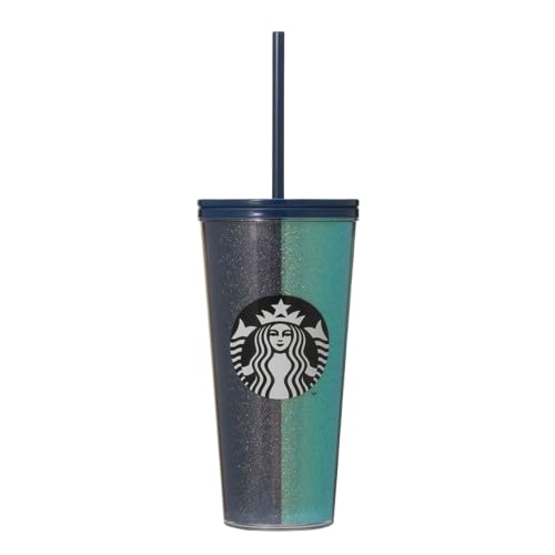 

Стакан-тамблер Starbucks Cold Cup, Двойной синий, 591 мл, Кофе, Подарок Starbucks, Бутылка для воды