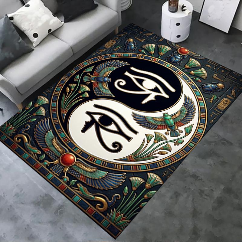 2025 New The Eye of Horus Carpet Rug for Living Room Bedroom Home Sofa Decoration,Kids play Non-slip Floor Mat109