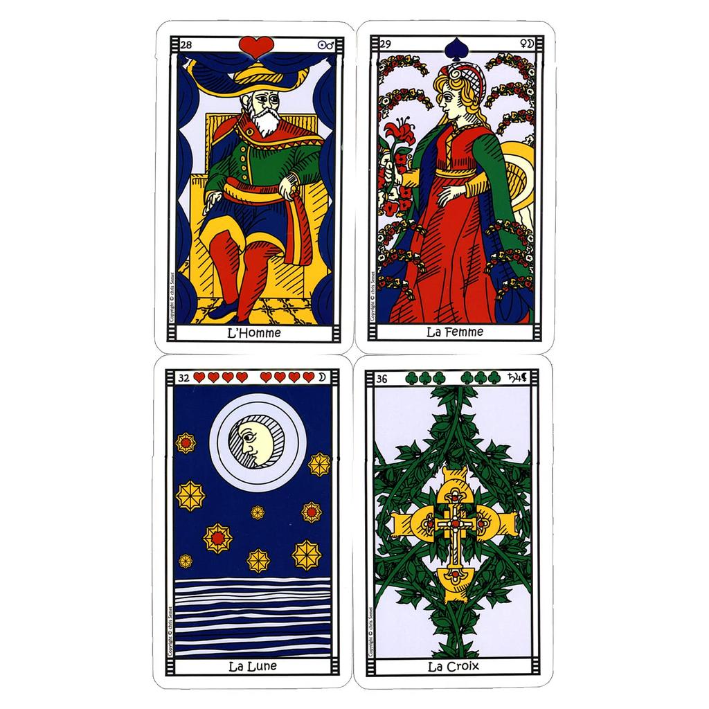 Marseille Lenormand Card Meaning with Japanese Tarot Fortune Telling [Genuine Product] [Lenormand List]