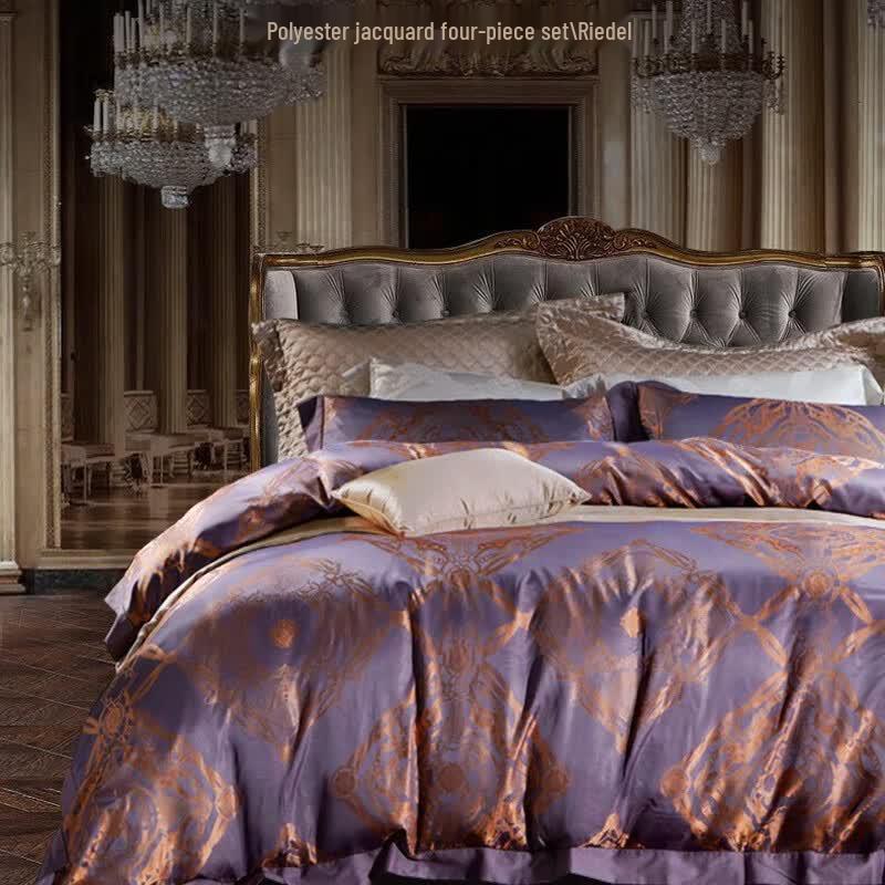 Fuanna Lieder High-end Cotton Four-piece Bedding Set