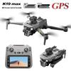 K19MAX GPS Drone with HD Camera, Screen Controller, Brushless Motor, and Remote Control.