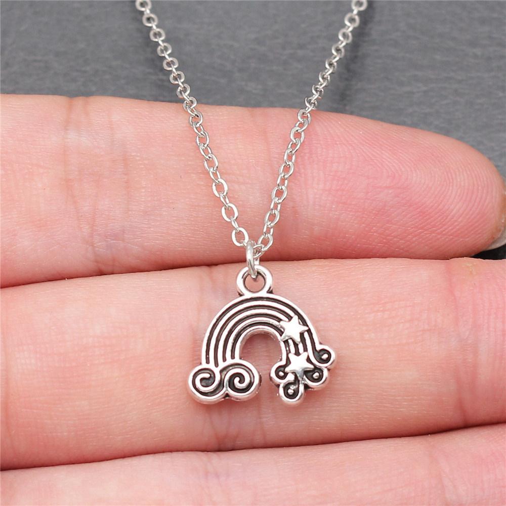 Necklace Chokers 40cm Short Chain The Sun Moon Kids' Jewelry Materials QN071