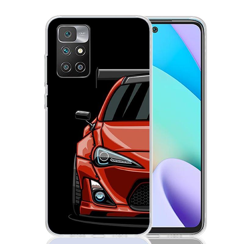 JDM Tokyo Drift Sports Car Male Men Case Phone Cover for Xiaomi Redmi 12 12C 10 10C 10A 9 9C 9A 9T 8 8A 7 7A 6 Pro 6A S2 K20 K30