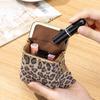 Genuine Leather Mini Leopard Print Coin Purse – Multi-functional Storage Bag for Women
