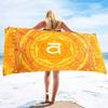 Seven Chakras Beach Towel Microfiber Sand Proof Swimming Cover Quick Dry Bath Towels for Pool Travel Yoga Sport Camping Spa Gym
