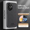 Magsafe Leather Case for Huawei Honor 400 5G Car Magnetic Holder Wireless Charging Silicone Hard Phone Cover Honor400 DNY-NX9