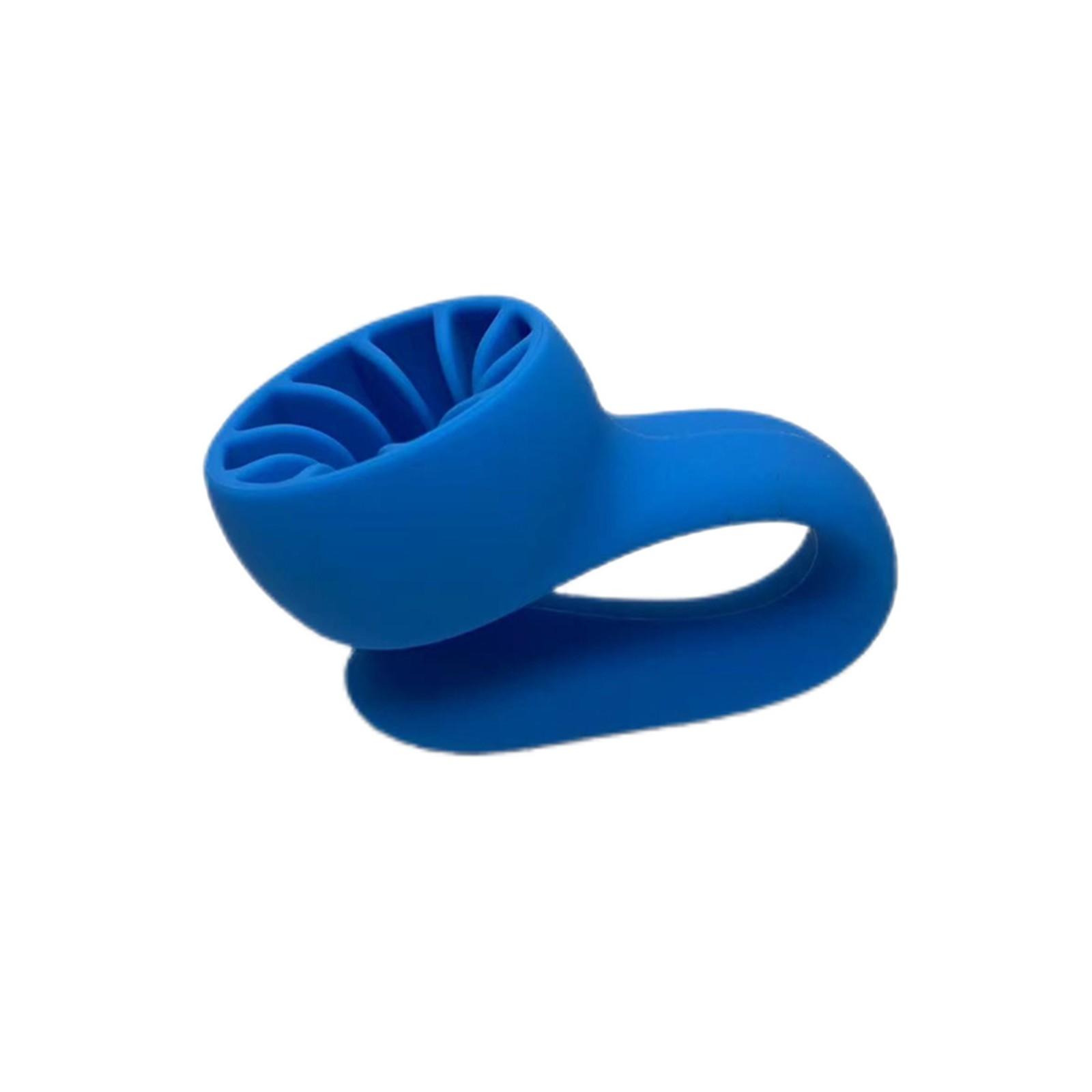 

Nail Polish Bottle Holder Base Adjustable Wearable Manicure Tools Portable Silicone Stand Holder One Size синий