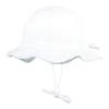 Girly White Summer Hat Döll