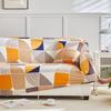 1pc Geometric Printed Stretch Sofa Covers With Elastic Band Furniture Protector For Bedroom Office Living Room Home Decor