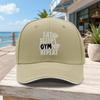 Unisex Dumbbell Sandwich Baseball Cap  Street Fashion Outdoor Sports Duckbill Hat for Fitness  Trendy Gifts