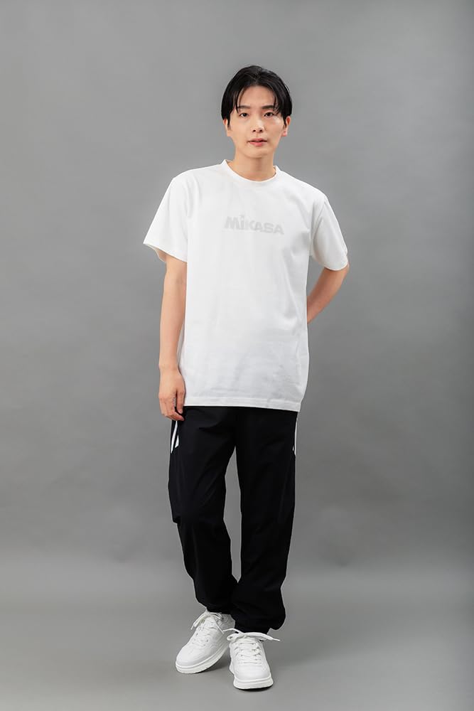 MIKASA Short Sleeve Size Small T-Shirt, Off-White, (Unisex) 2600-OWS